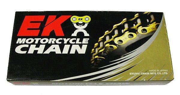 Ek 530 mvxz yellow 130 links motorcycle chain x-ring quadra did x o ring oring