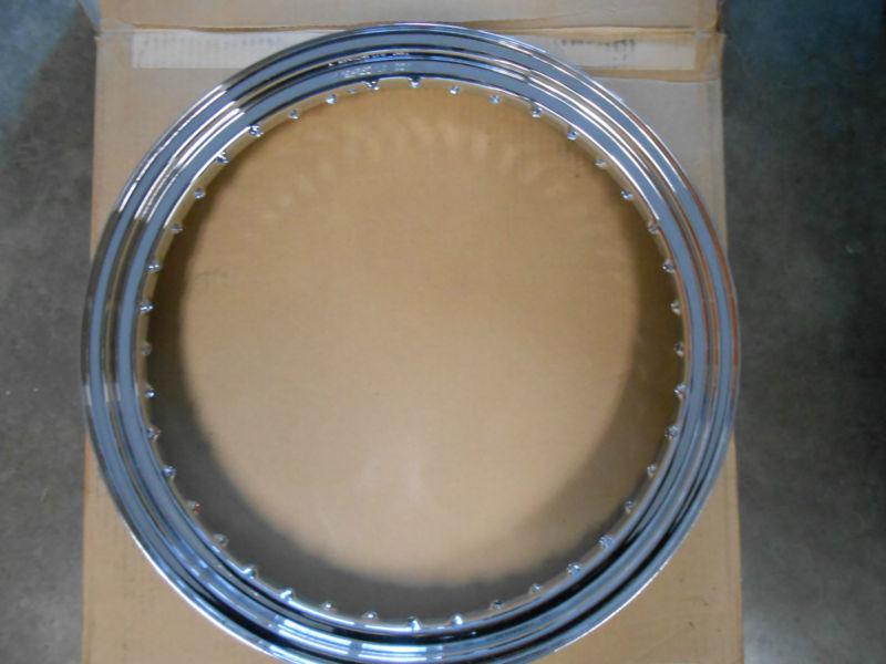 Harley davidson chrome spoked rim