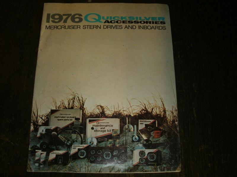 1976 quicksilver accessories, mercruiser stern drives & inboards