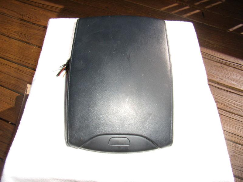 2000 - 06 bmw x5 factory center console lid armrest black used w/phone set up