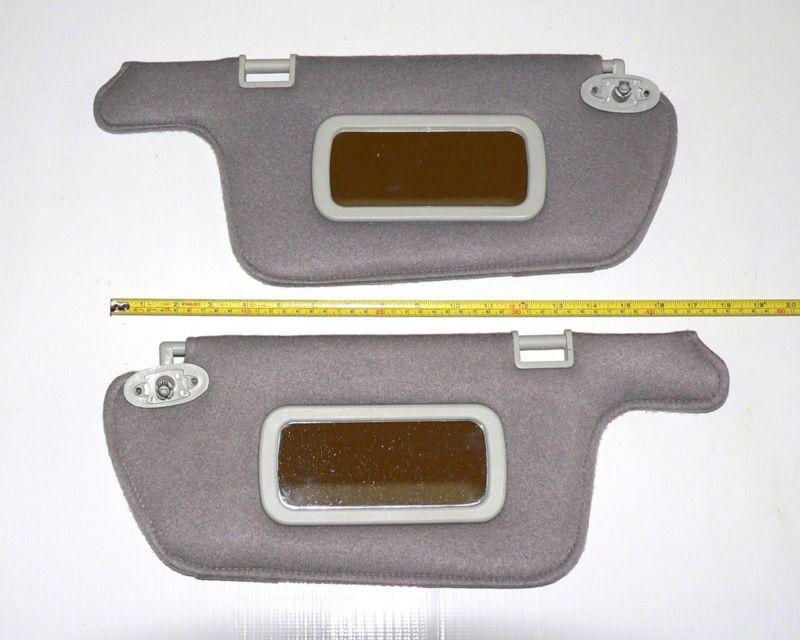 Nissan sentra sunny 1986-1994 stanza pulsar 1986-1992 sun visors rh & lh pair