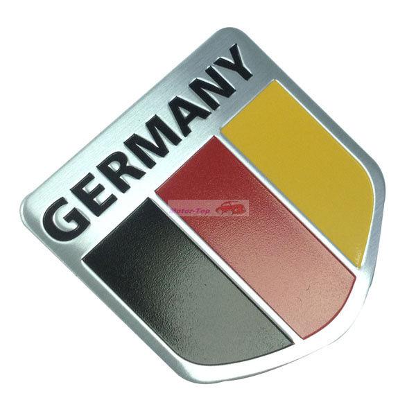 Trunk rear emblems badge sticker decal germany land flag vw volkswagen golf gti