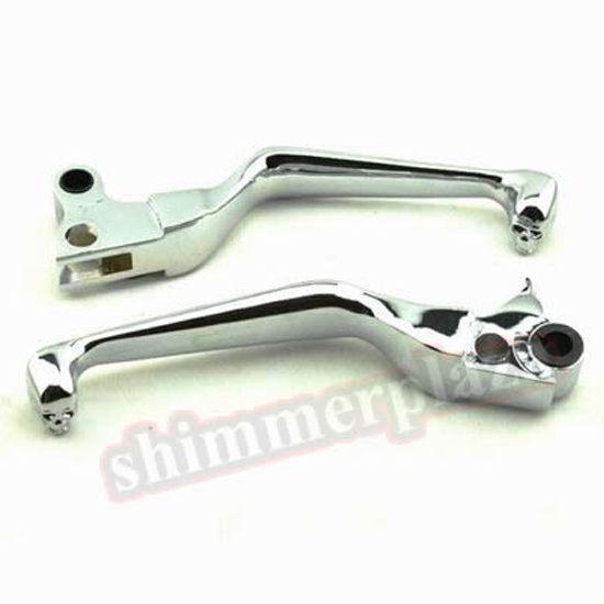 New skull brake clutch levers for harley davidson sportster 883 1200 fxstc fxdb