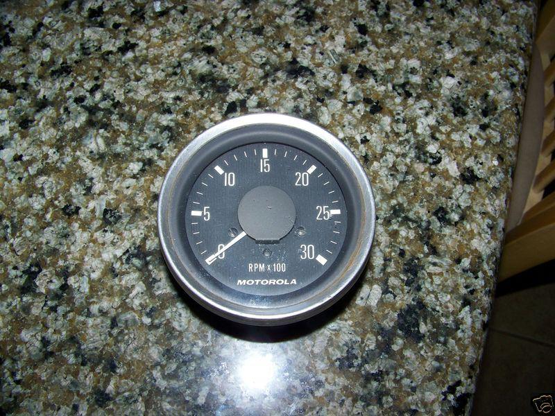 Old motorola tachometer 12at03 12 volt alternator 3000 rpm tach muscle car boat