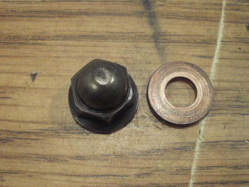 Cb700 cb 700 cylinder head acorn nut & washer 1984 1985 1986 nighthawk