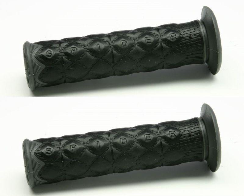 Spider black motorcycle grips for kawasaki kz 400 550 650 750 1000 1974-198