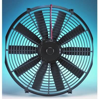 Flex-a-lite trimline electric fan 800 cfm puller 10" dia single 108