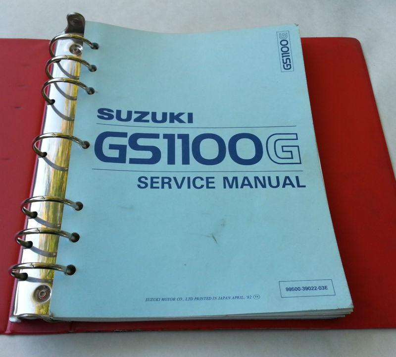 1983 suzuki motorcycle gs1100g  service manual