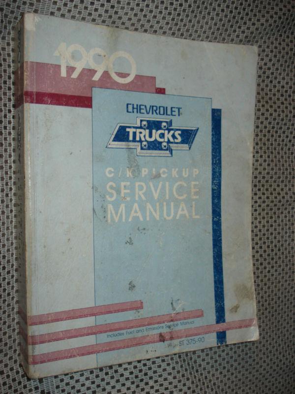 1990 chevy c/k truck shop manual service book including 454ss original rare