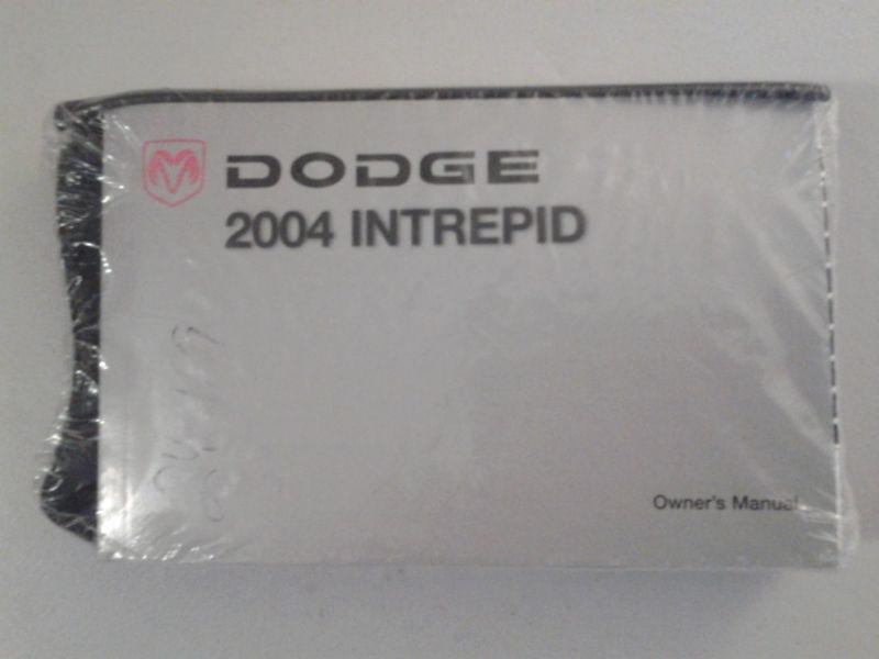 2004 new dodge intrepid owner's manual