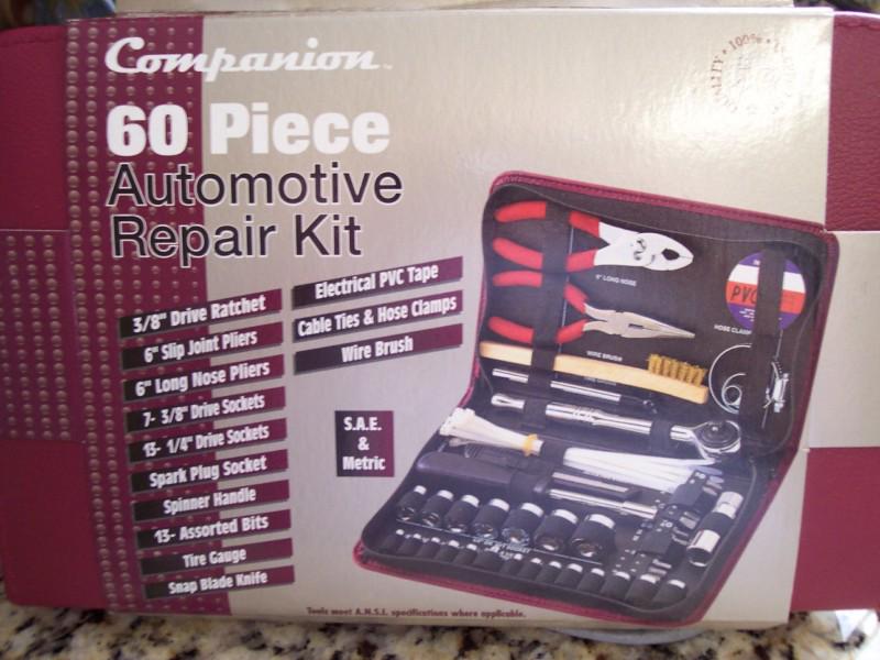 Companion 60 piece automotive repair kit new
