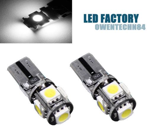 10pcs t10 5 smd 5050 white dome festoon canbus no error car led light bulb lamp