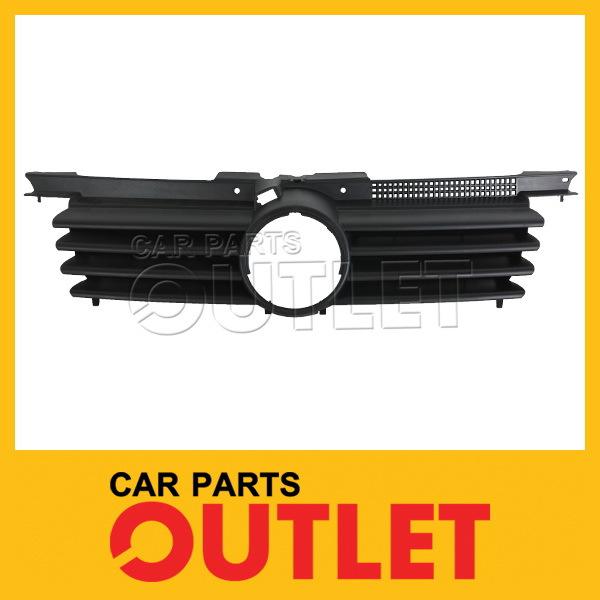 1999-2004 volkswagen jetta grille grill new unpainted raw matte black