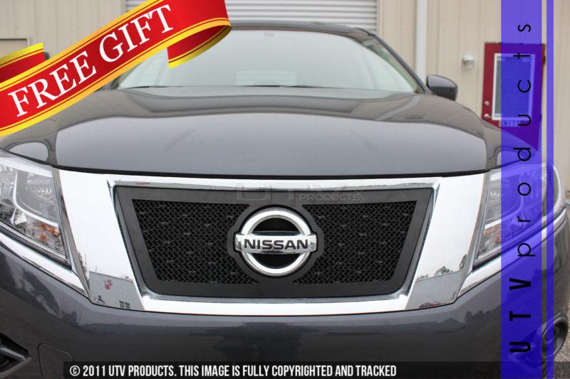 2013 nissan pathfinder 1pc upper mesh grille kit custom mesh overlay