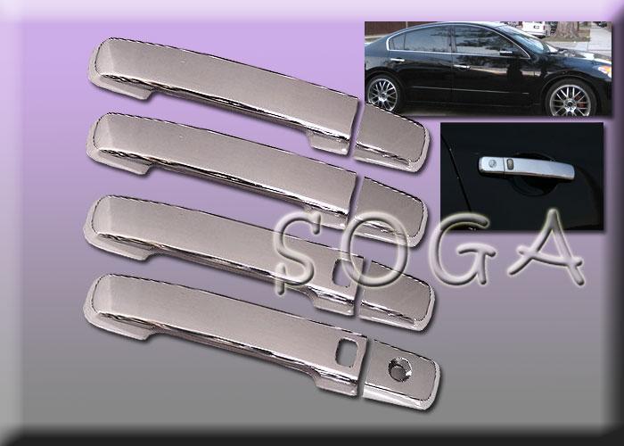 07 08 09 nissan altima 4dr chrome door handle cover new