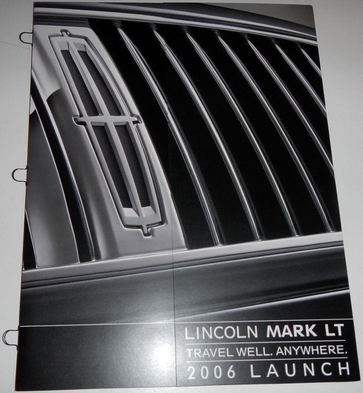 2006 lincoln mark lt launch brochure