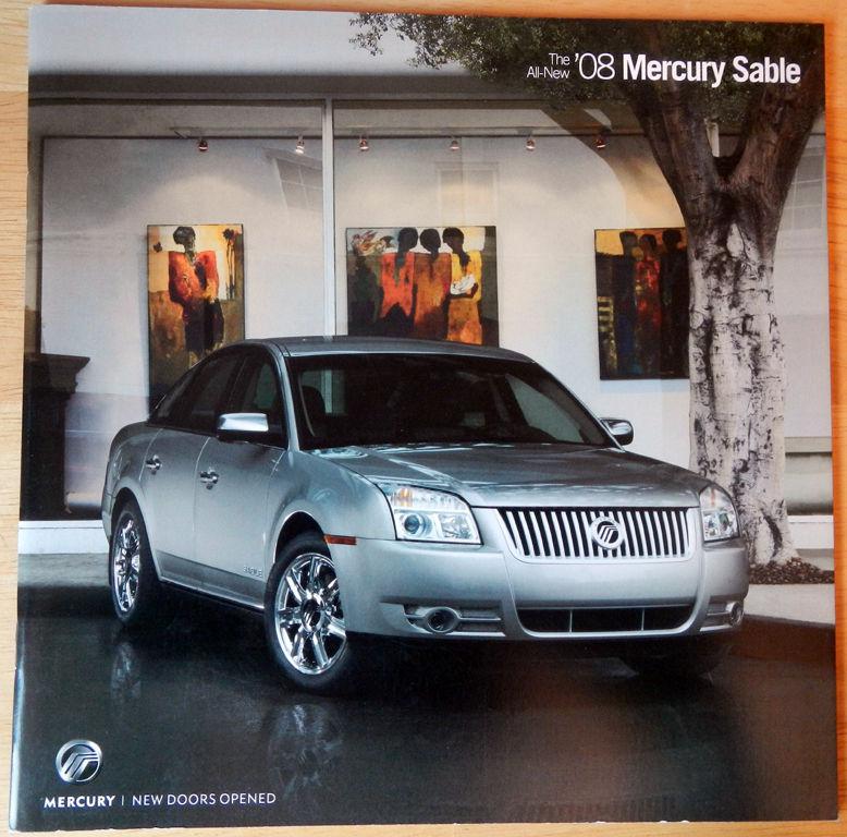 2008 mercury sable brochure