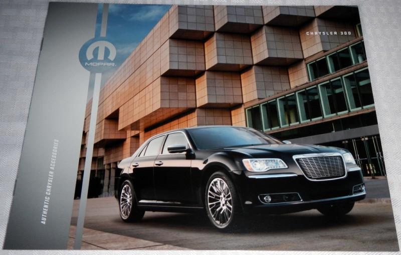 Brand new 2013 chrysler 300 accessories brochure