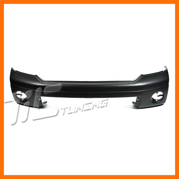 07-11 toyota tundra primered plastic front bumper cover fog hole w/o park sensor