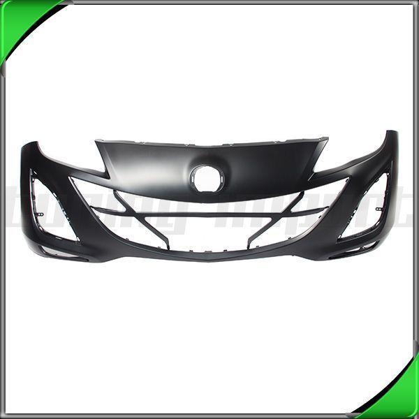 10-12 mazda mazda3 front bumper fascia cover abs primed blk plastic paint-ready