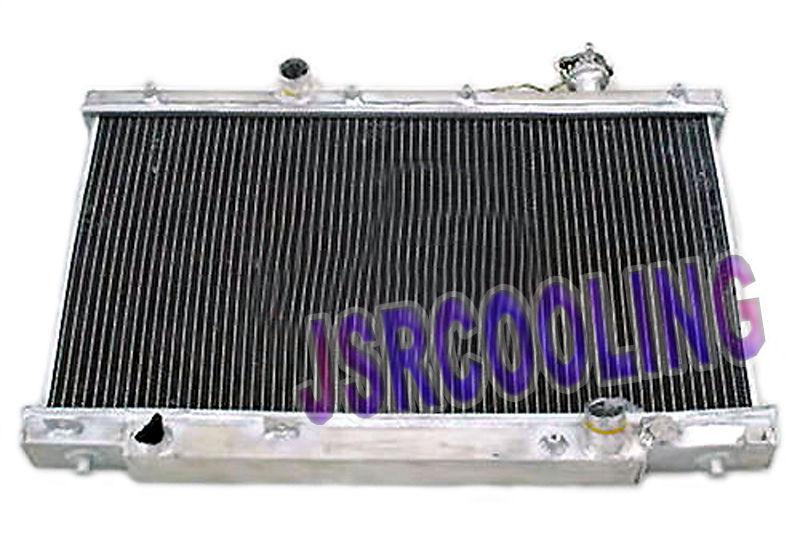 2 row aluminum performance radiator for 2002-2005 honda civic si/sir 2.0l mt new