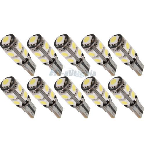 New 10 x obc error free canbus t10 13 5050 smd led 2825 2821 w5w light bulbs