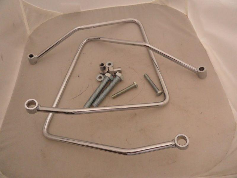 Sportster "new" 1982-93 set of chrome saddle bag supports #90799-86