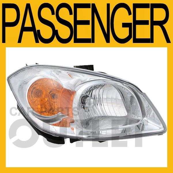 05-08 cobalt ltz 2.2 head light lamp passenger side clr len chrome hsg ss 2.4 rh