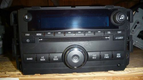 06-09 chevrolet impala malibu monte carlo am fm radio cd player 25957375   oem