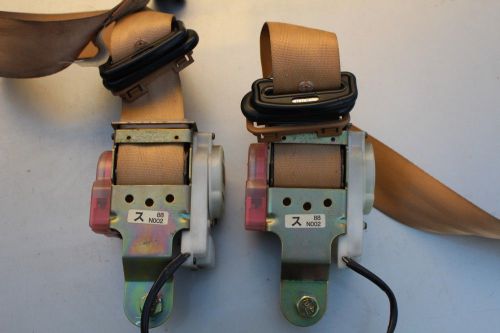 Jdm mazda miata mx5 eunos roadster front seat belts l/r  oem 92