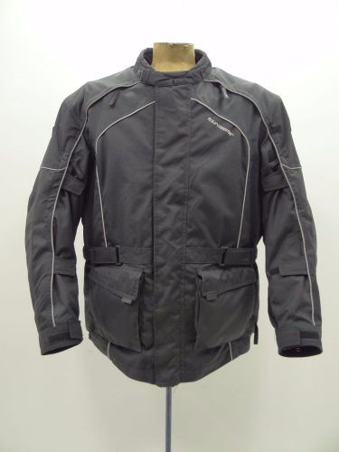 Used tourmaster black protective saber series 2 mens 3 xl/50 motorcycle jacket