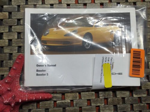 2003 porsche boxster s owners manual ((buy oem)) boxster / boxster s new!!!