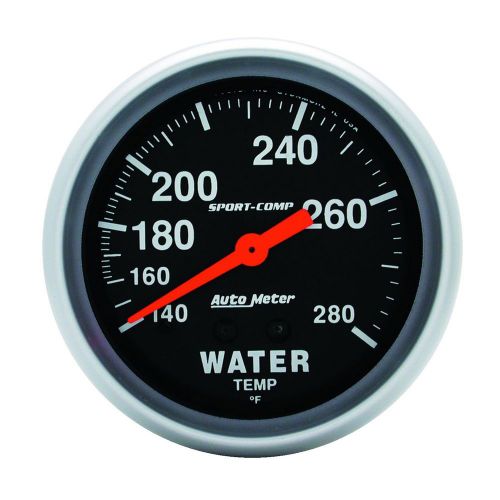 Auto meter 3431 sport-comp; mechanical water temperature gauge