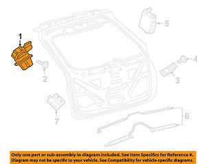 Ford oem 2015 edge liftgate-lock actuator ds7z7443150a