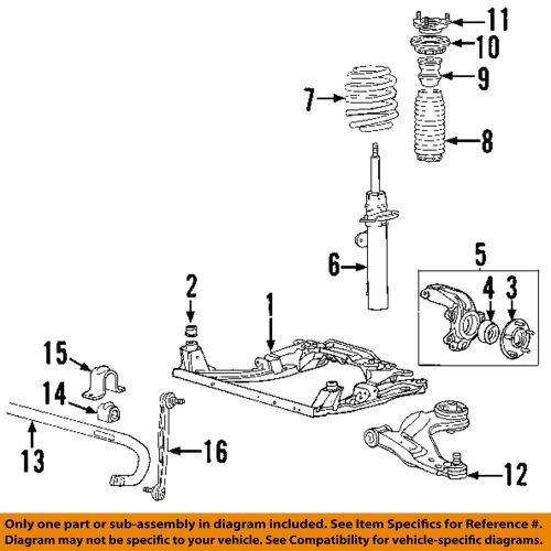 Jaguar oem 02-07 x-type front suspension-spring left      c2s2456