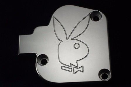 Yamaha atv banshee 350 bunny polished billet aluminum throttle cover