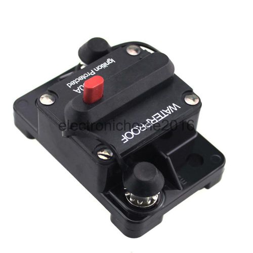 Waterproof 100amp manual reset circuit breaker 12v/24v car auto boat 185150f