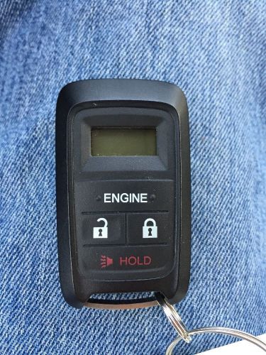 Honda remote start 4-button key less entry oem 13-15 fob dealer installed alarm