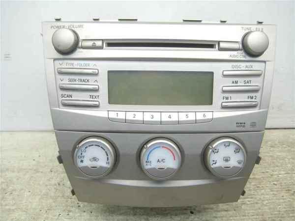 10 11 toyota camry cd single disc mp3 player radio climate heater ac control oem