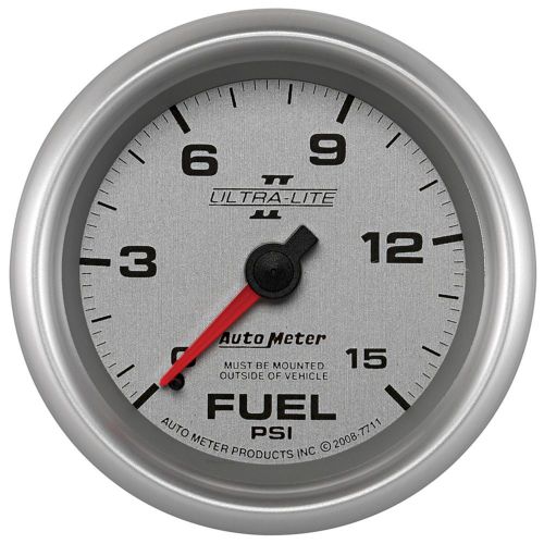 Auto meter 7711 ultra-lite ii; mechanical fuel pressure gauge