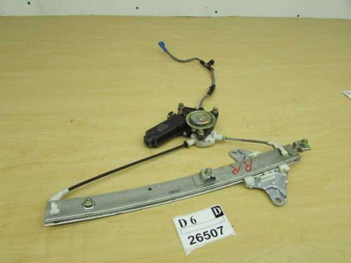 1995-1999 avalon right passenger rear door power window regulator motor glass