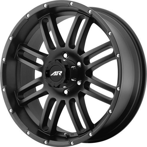 18x9 black american racing ar901 5x4.5 +0 rims trail grappler lt295/70r18