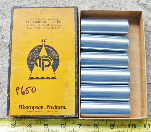 Set of 6 new piston pins for 1929-36 chevy cars &amp; trucks chevrolet 1930 1931