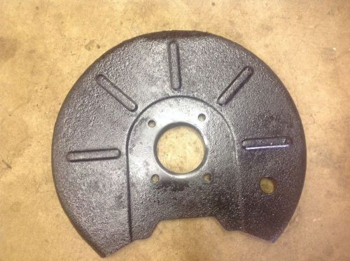 1962-1980 mgb oem driver side left front brake backing plate dust shield cover