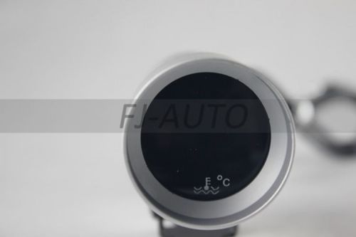 Brand new silver 37mm micro w/sensor water temperature gauge meter