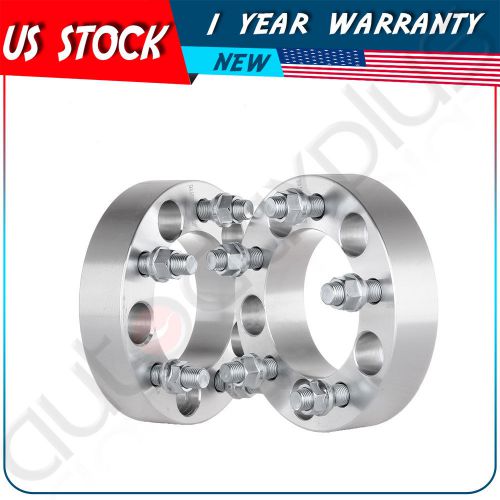 2pcs 1&#034;  5x4.5 to 5x4.5 wheel spacers 12x1.5 studs adapters for honda toyota