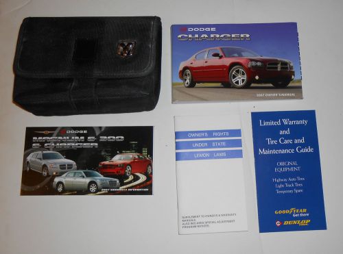 2007 dodge charger owner&#039;s manual and other literature