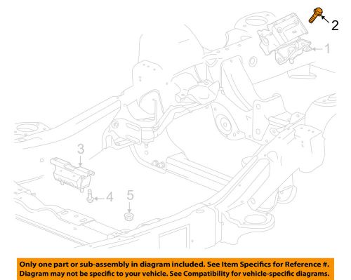 Gm oem engine transmission mounting-motor mount bolt 11609475