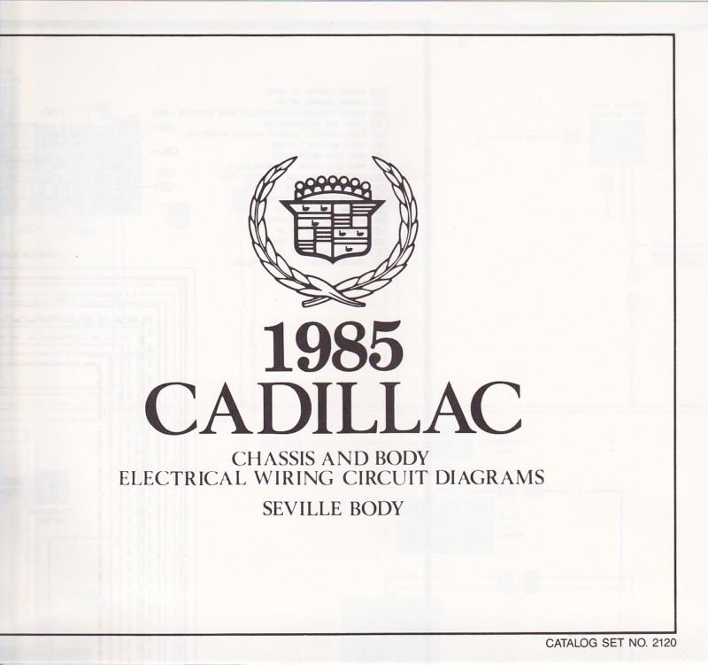 New old stock 1985 cadillac seville body wiring circuit diagrams