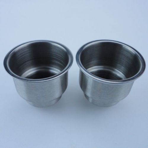 2pcs exquisite stainless steel cup drink holder marine boat rv camper
